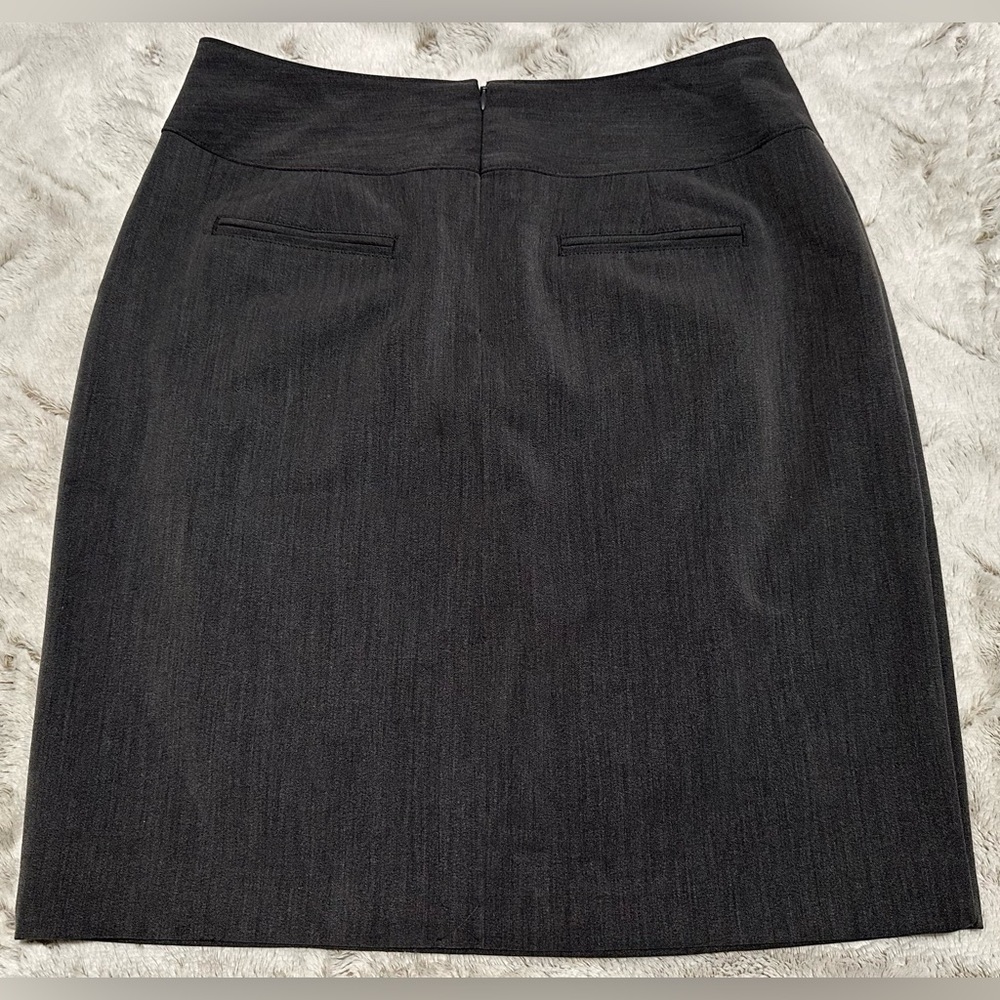 Worthington Dark Gray Pencil Skirt - Picture 9 of 9